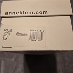 Anne Klein Black Flats